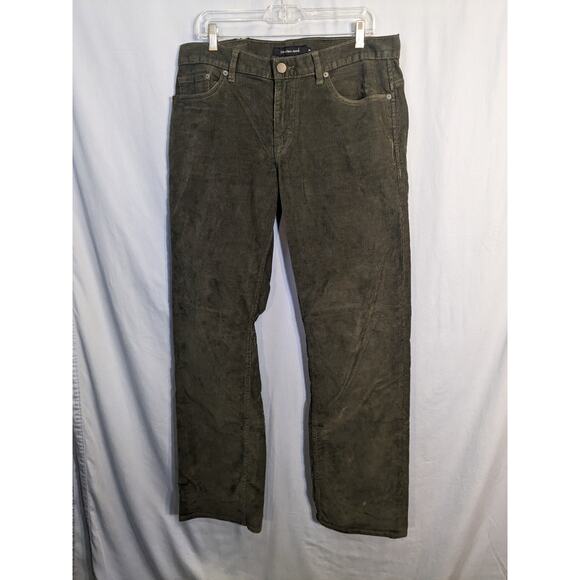 Calvin Klein Green Corduroy Jeans - Picture 1 of 7